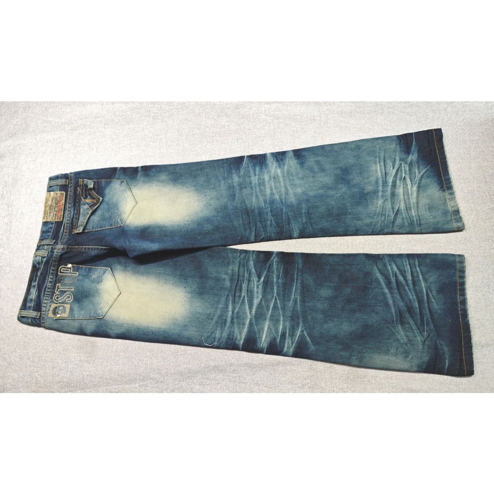 Hysteric Glamour × Japanese Brand × Vintage Vintage Japanese Brand Faded Low-rise Bootcut Denim Jeans Size US 30 / EU 46 - 8 Thumbnail