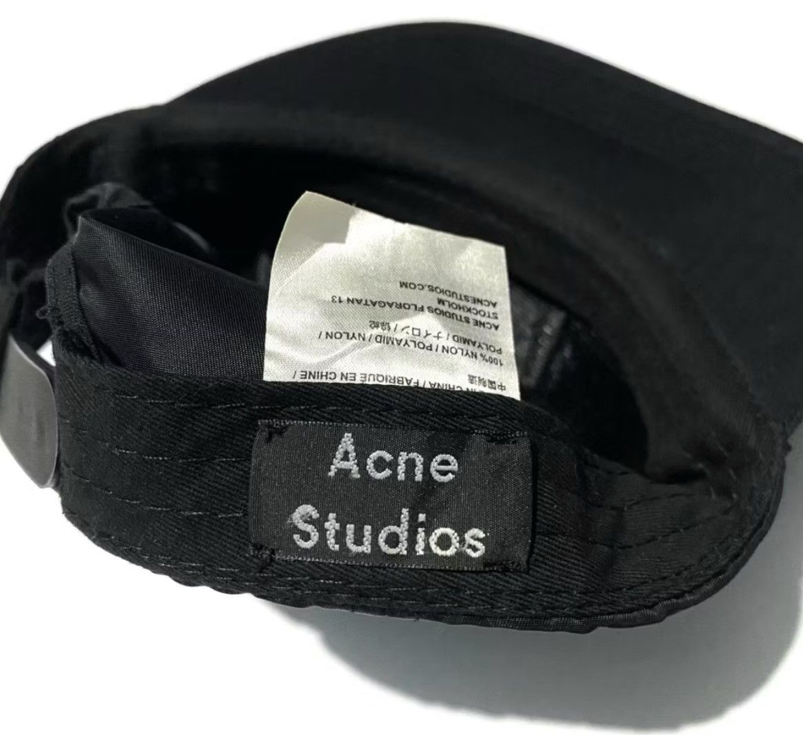 Acne Studios Acne Studios Covia Face Hat Hitam OSFA Unisex Size ONE SIZE - 4 Thumbnail
