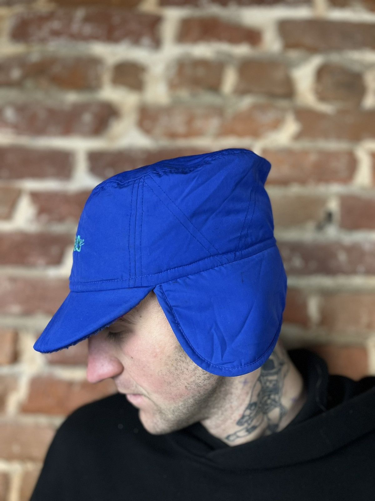 Fila 🎿Fila 90s vintage double-sided fleece trapper ski hat cap Size ONE SIZE - 6 Thumbnail