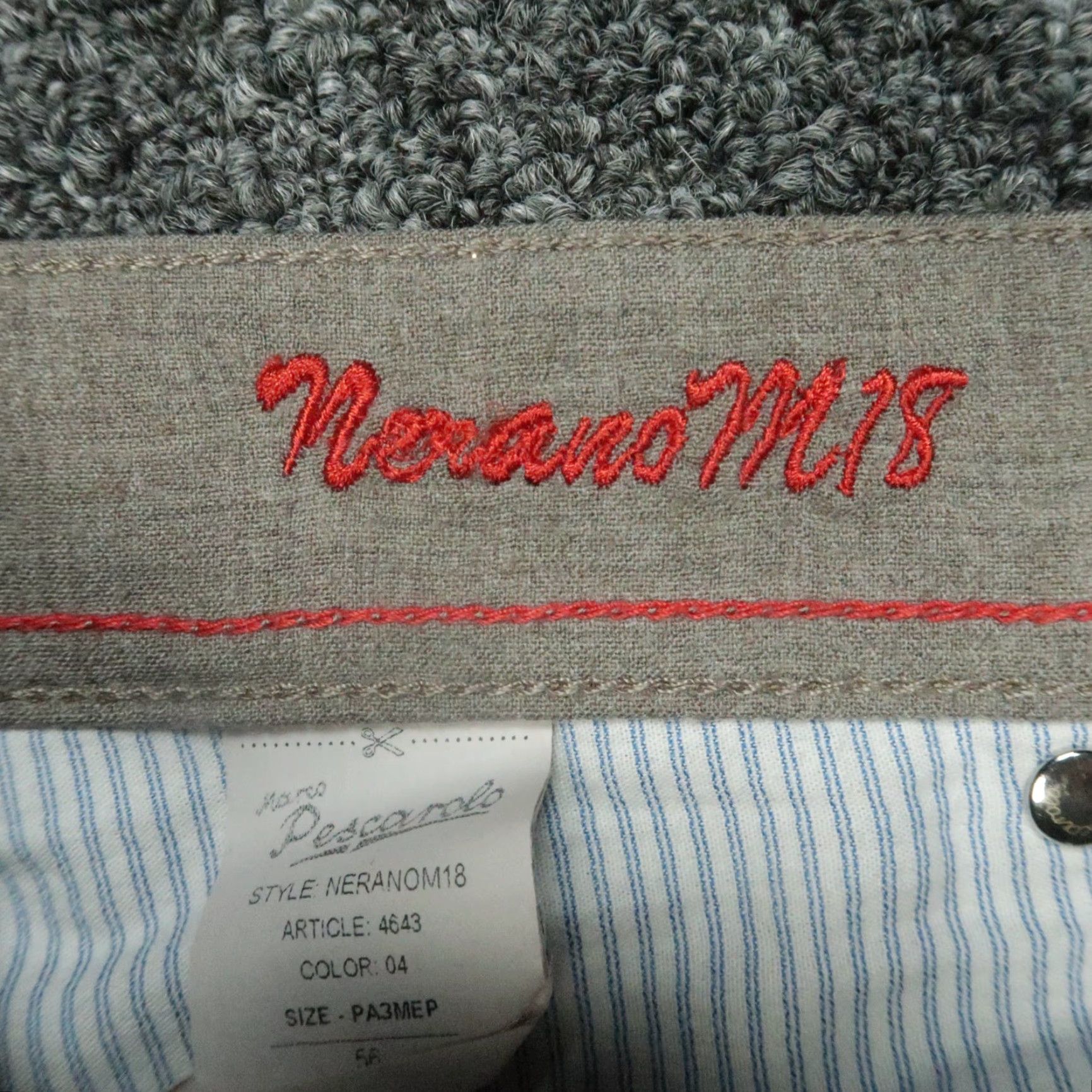 Vintage Marco Pescarolo Pants Men 40 Brown 5 Pocket Nerano M18 Cashmere Trouser 40x30 Size US 40 / EU 56 - 7 Thumbnail