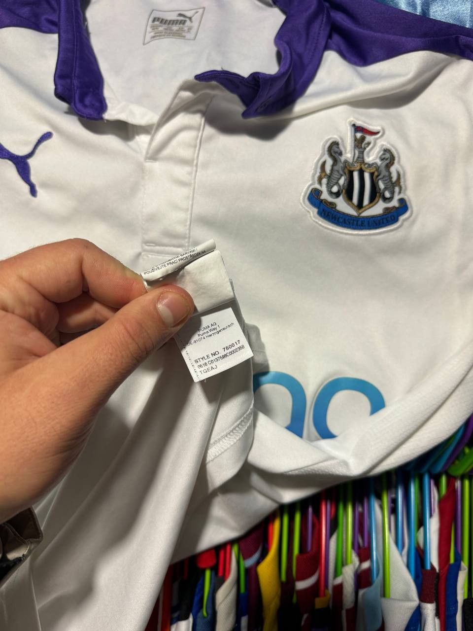 Puma Vintage Newcastle United 2016/17 Third Puma Soccer Jersey Size US M / EU 48-50 / 2 - 16 Thumbnail