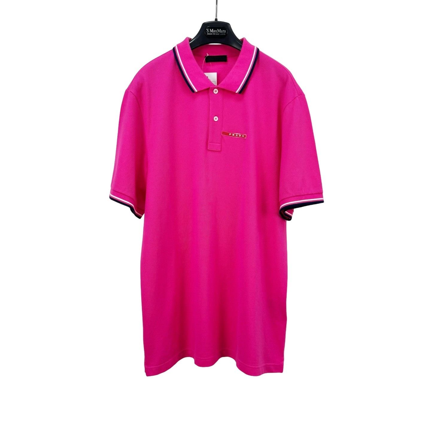 Prada Prada Logo Polo Shirt Size 3XL Size US XXL / EU 58 / 5 - 1 Thumbnail