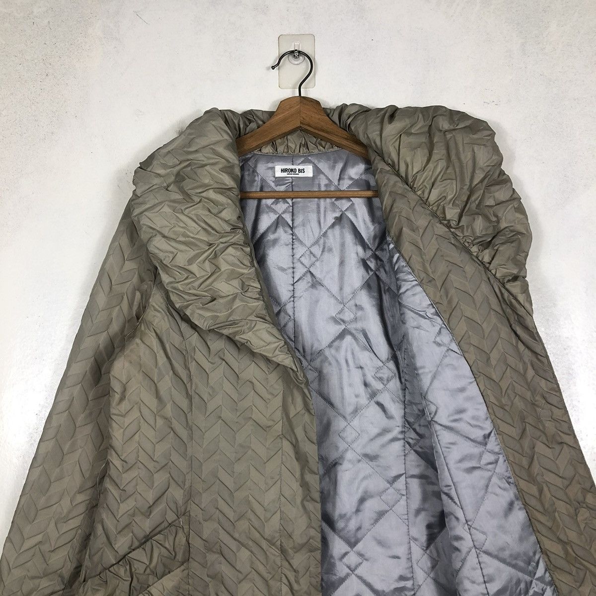 Vintage VINTAGE QUILTED PUFFER LONG JACKET HIROKO BIS DOUBLE COLLAR Size US M / EU 48-50 / 2 - 14 Thumbnail