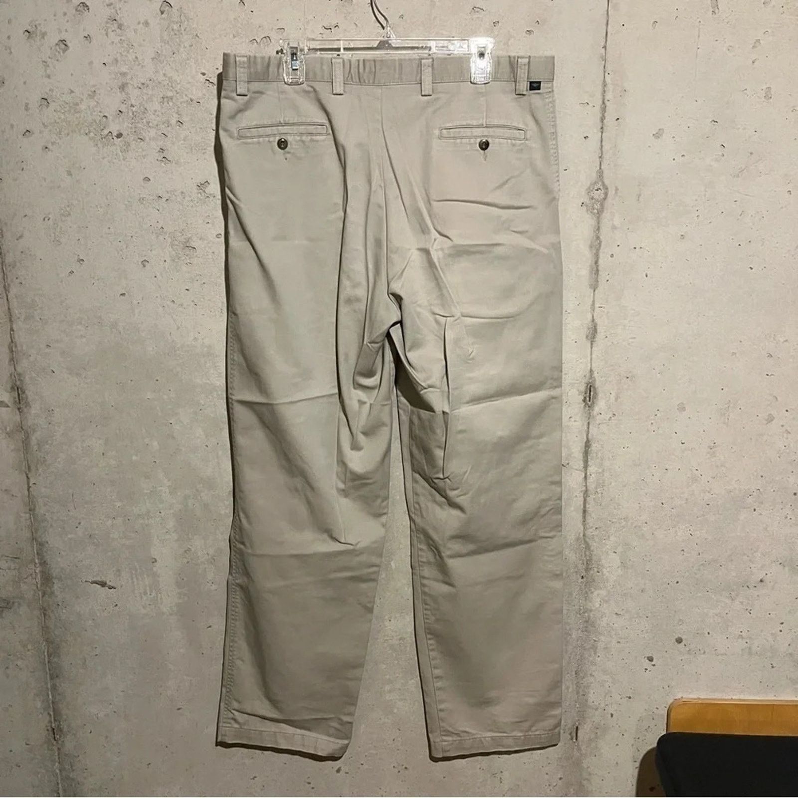 Dockers Dockers Recode Khaki Pleated Cotton Chinos 38x34 Office Size US 38 / EU 54 - 4 Thumbnail