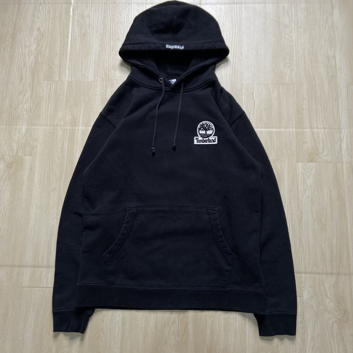 Supreme × Timberland Supreme Timberland Hoodie Black Medium Size US M / EU 48-50 / 2 - 4 Thumbnail