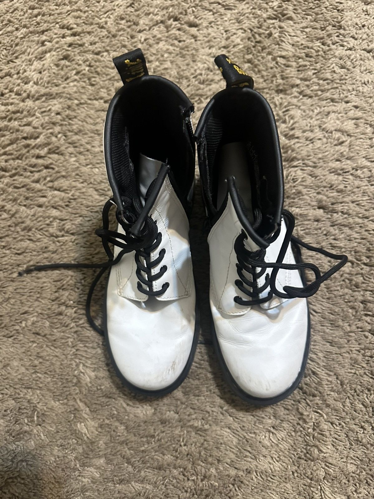 Dr. Martens × Vintage Vintage Dr Martens “triple white zipper” boots 00s size 5 Size US 5 / EU 37 - 9 Thumbnail