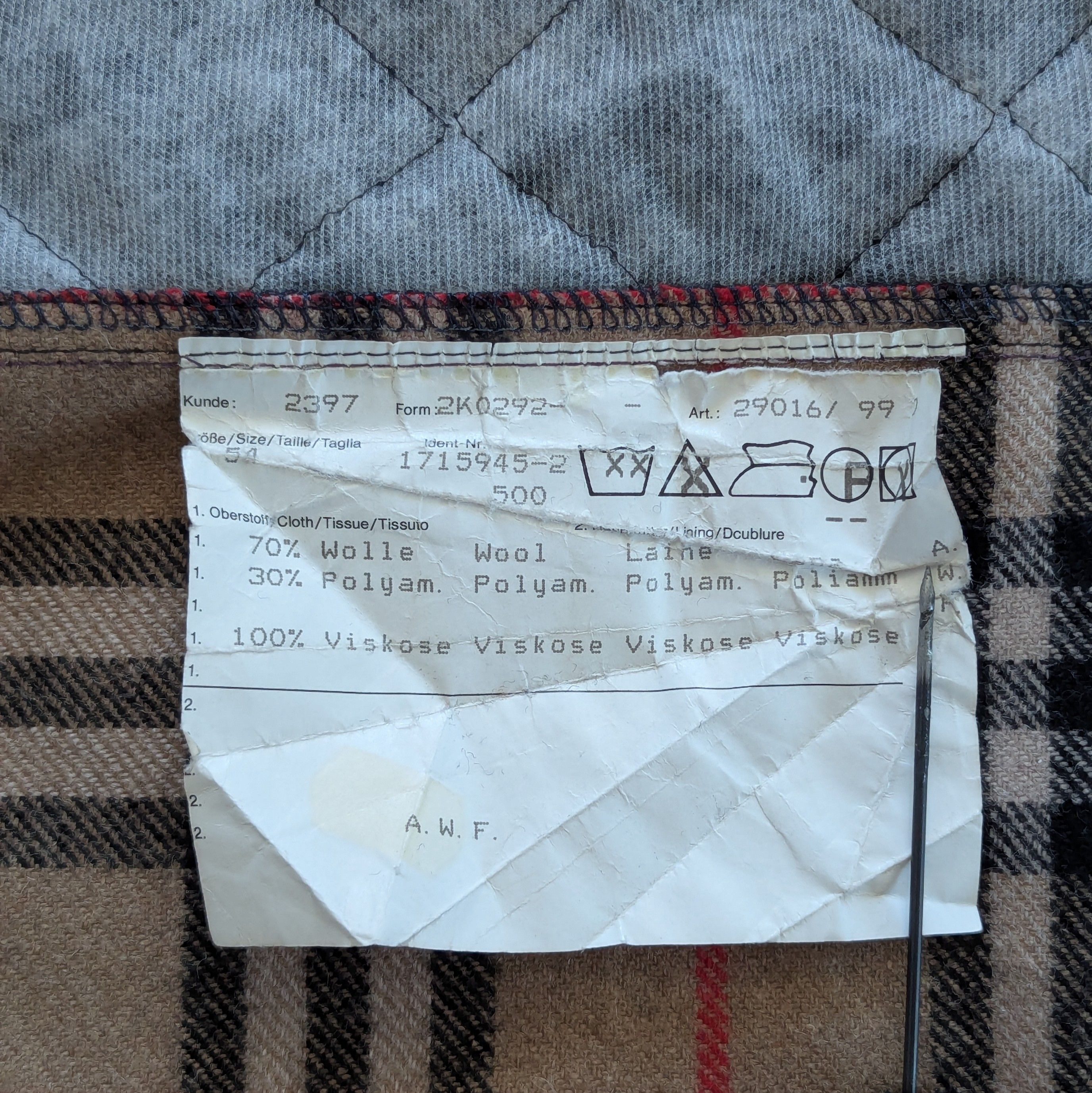 Burberry Vintage BURBERRYS Wool Cashmere Men's Coat + Novachek Lining Size US L / EU 52-54 / 3 - 17 Thumbnail