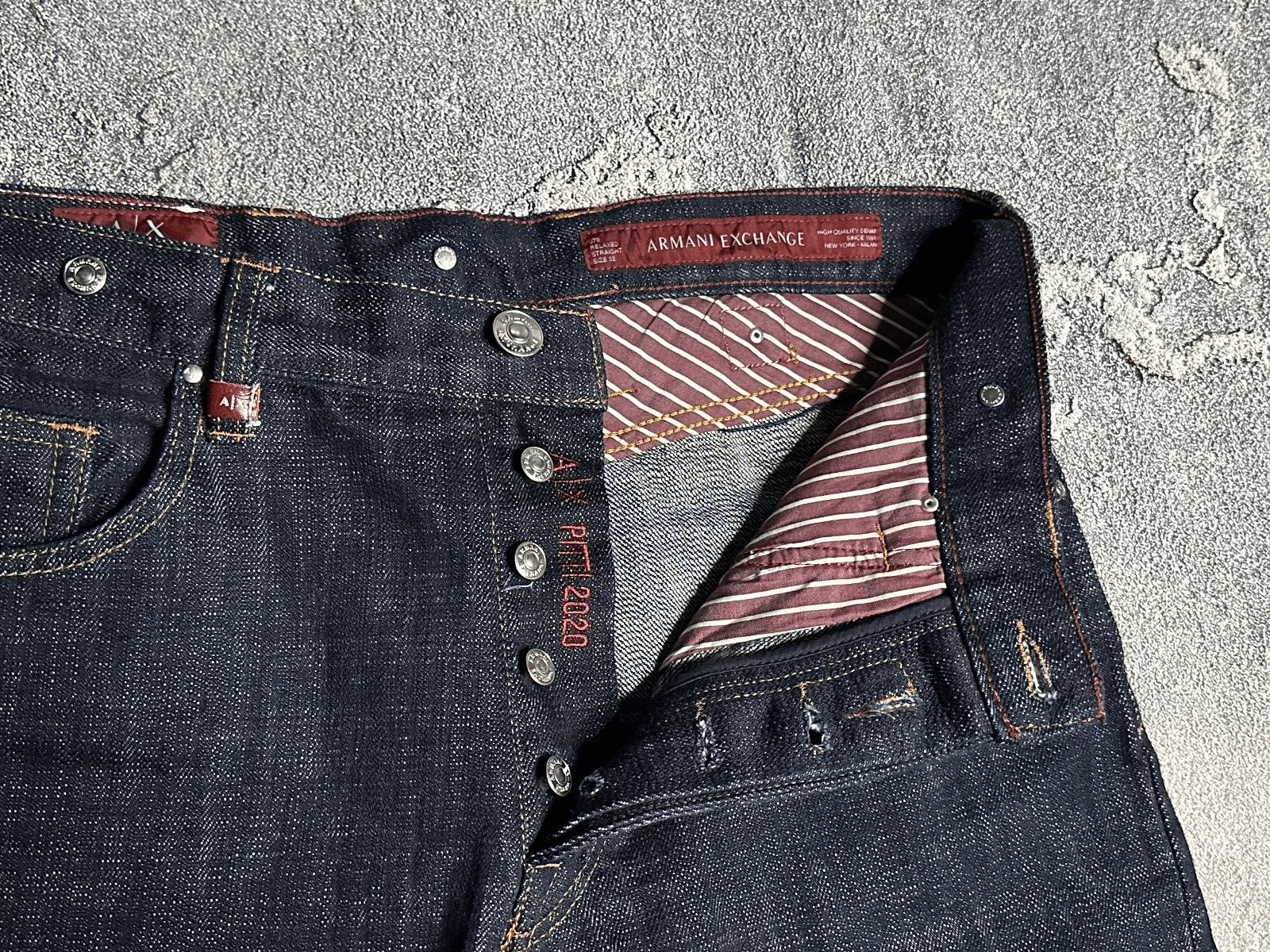 Armani Collezioni Armani Exchange high quality selvage denim 32 Size US 32 / EU 48 - 8 Thumbnail