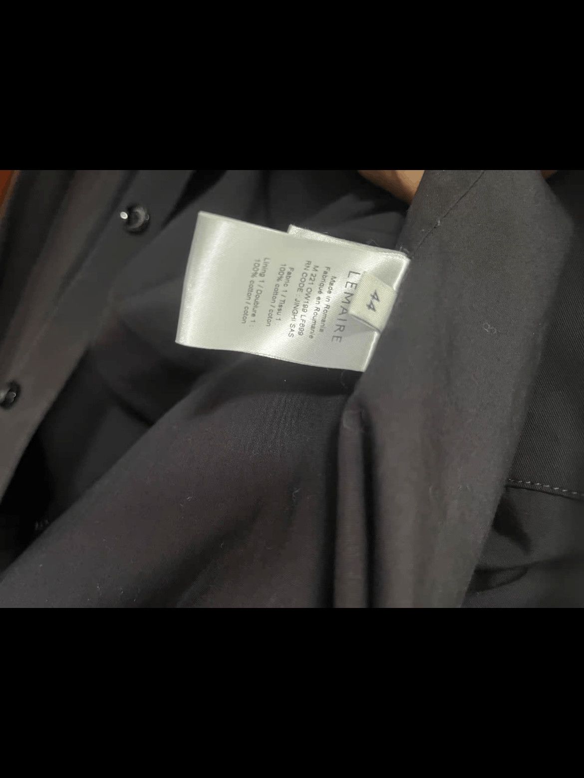 Lemaire Lemaire Sz 44 Lemaire Four-pockets Work Jacket-2506 Size US S / EU 44-46 / 1 - 6 Thumbnail