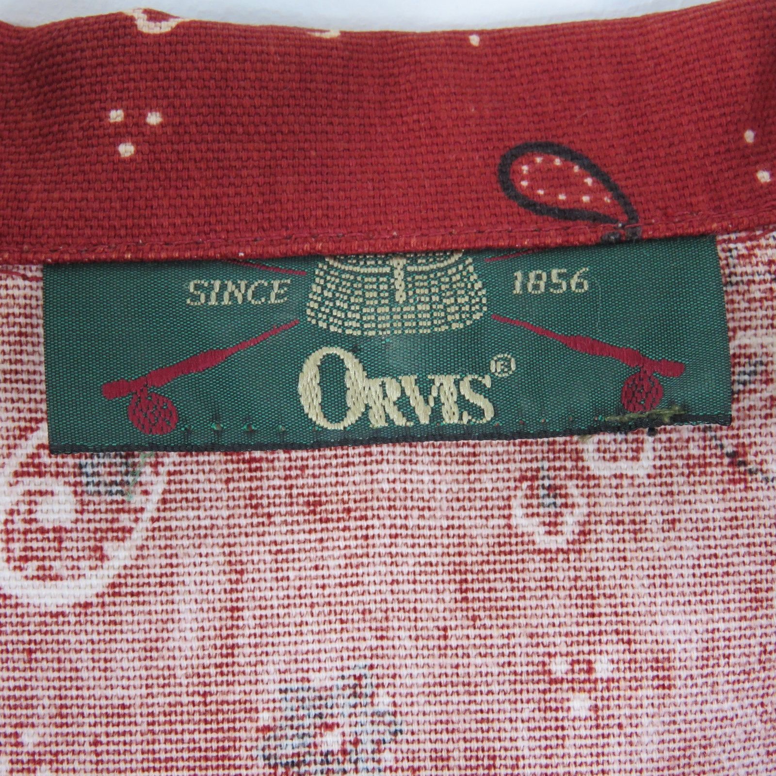 Vintage ORVIS Vintage Red Bandana Paisley Pattern Jacket Medium Size M / US 6-8 / IT 42-44 - 6 Thumbnail