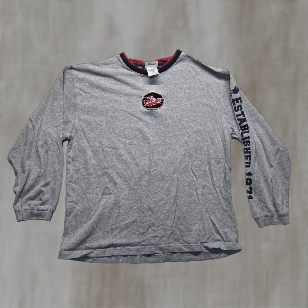 Disney VINTAGE Disney Walt Disney World Mickey Mouse T-Shirt Adult Large Gray Retro 90s Logo Size US L / EU 52-54 / 3 - 1 Thumbnail
