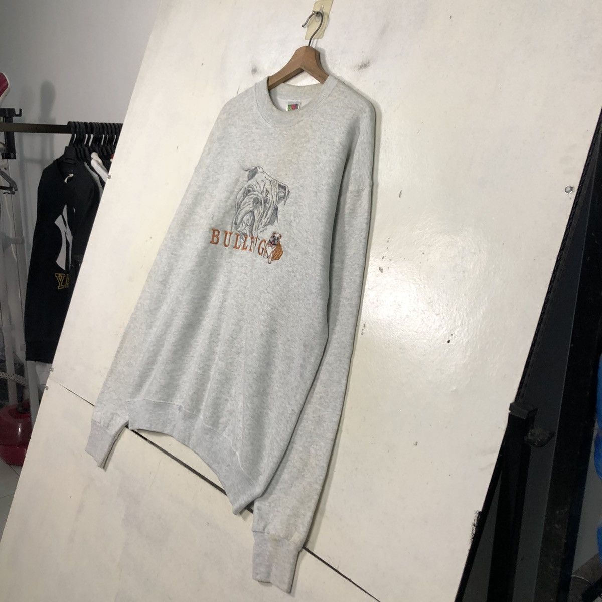 Vintage 📌Vintage Sweatshirt Crewneck Bull Dog Big Logo Embroidery Size US L / EU 52-54 / 3 - 4 Thumbnail