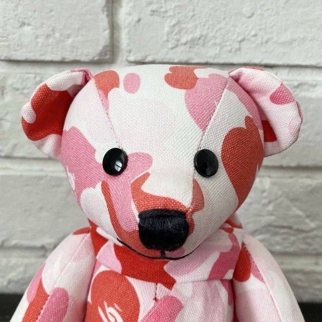 Bape BAPE ABC CAMO PINK Teddy Bear Plush Doll a bathing ape NIGO Size ONE SIZE - 2 Thumbnail
