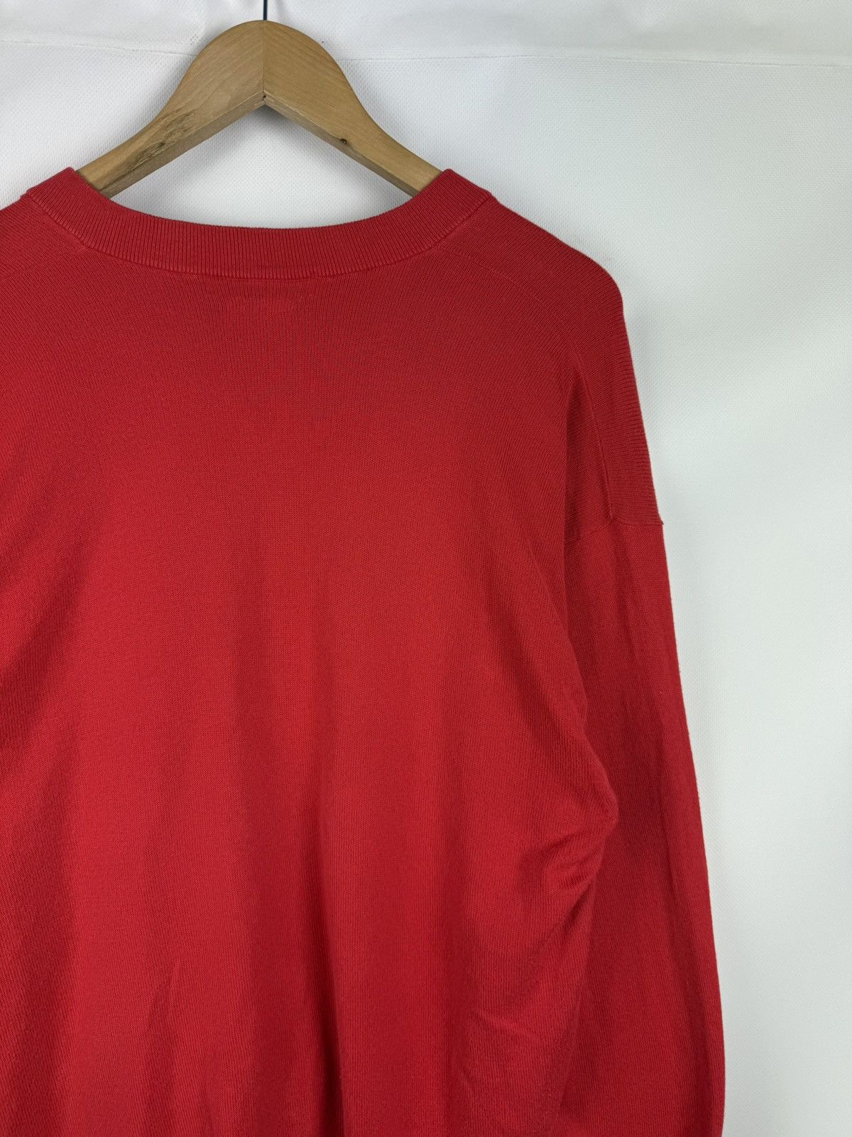Burberry × Vintage Burberrys Vintage Men’s V-neck Cotton Sweater Pullover Size US XL / EU 56 / 4 - 16 Thumbnail