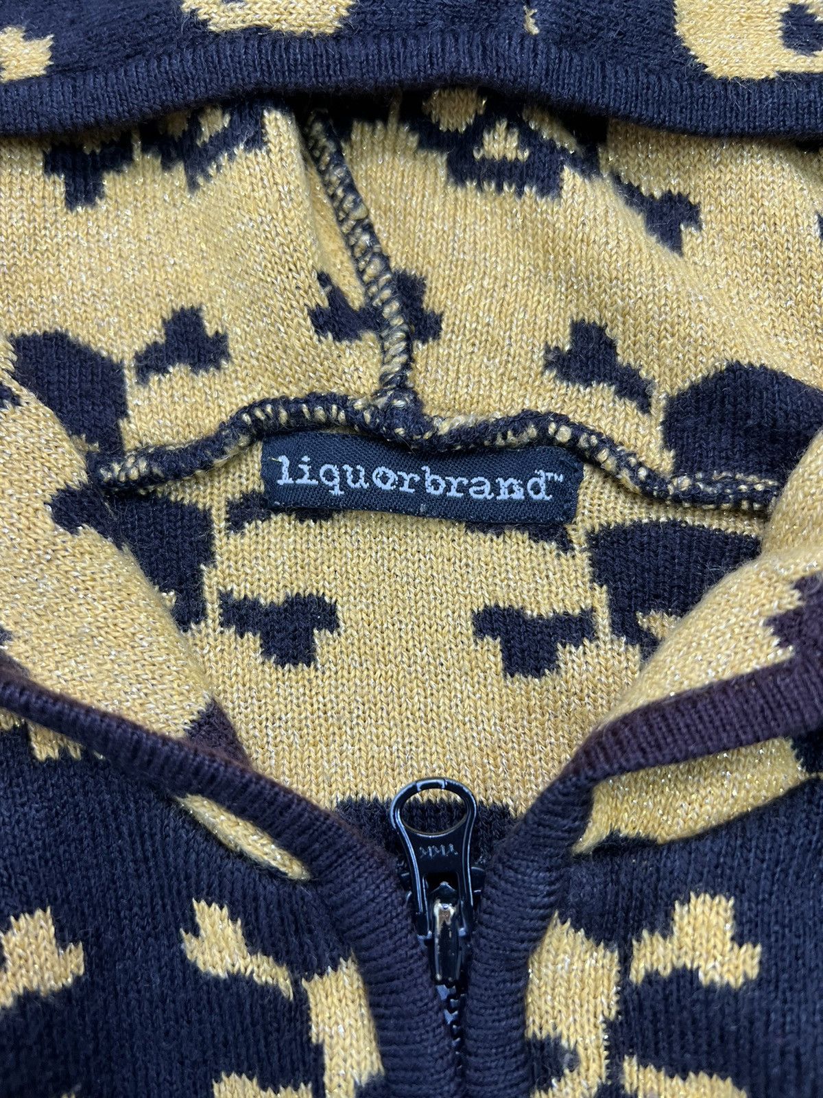 Japanese Brand × Vintage Hoodie Skulls multi logo vintage 90’s zipped avant garde Size S / US 4 / IT 40 - 4 Thumbnail