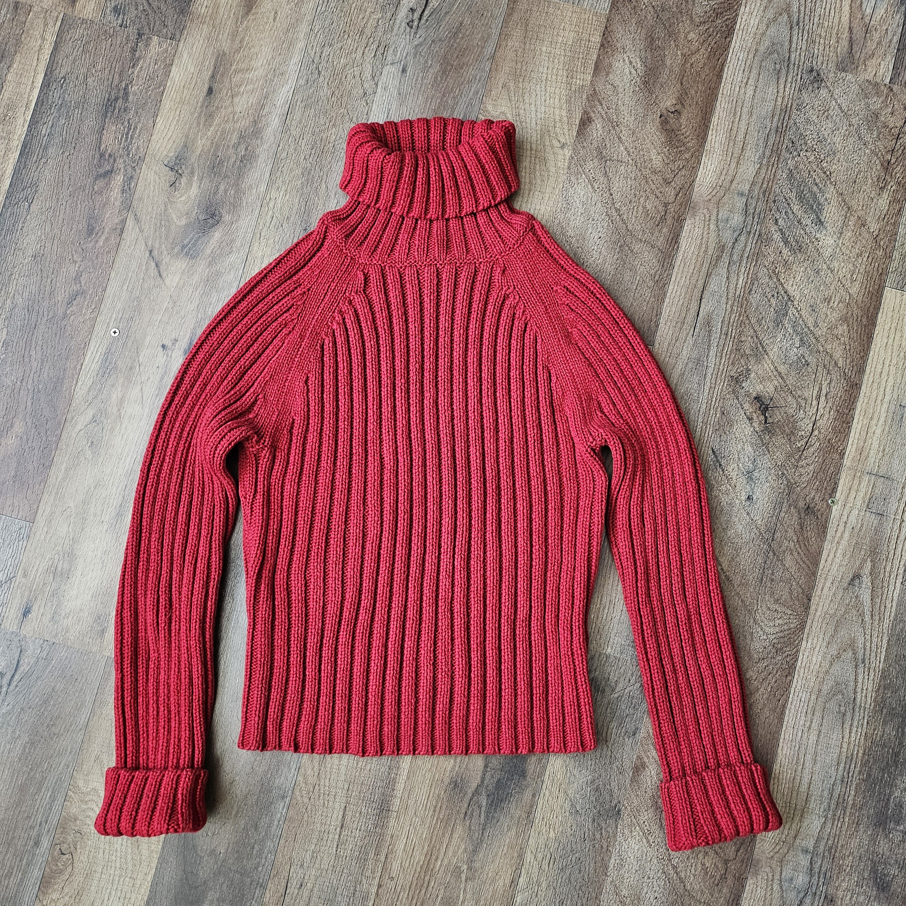 Abercrombie & Fitch × Vintage Abercrombie & Fitch Vintage y2k Chunky Ribbed Sweater Size M / US 6-8 / IT 42-44 - 1 Thumbnail
