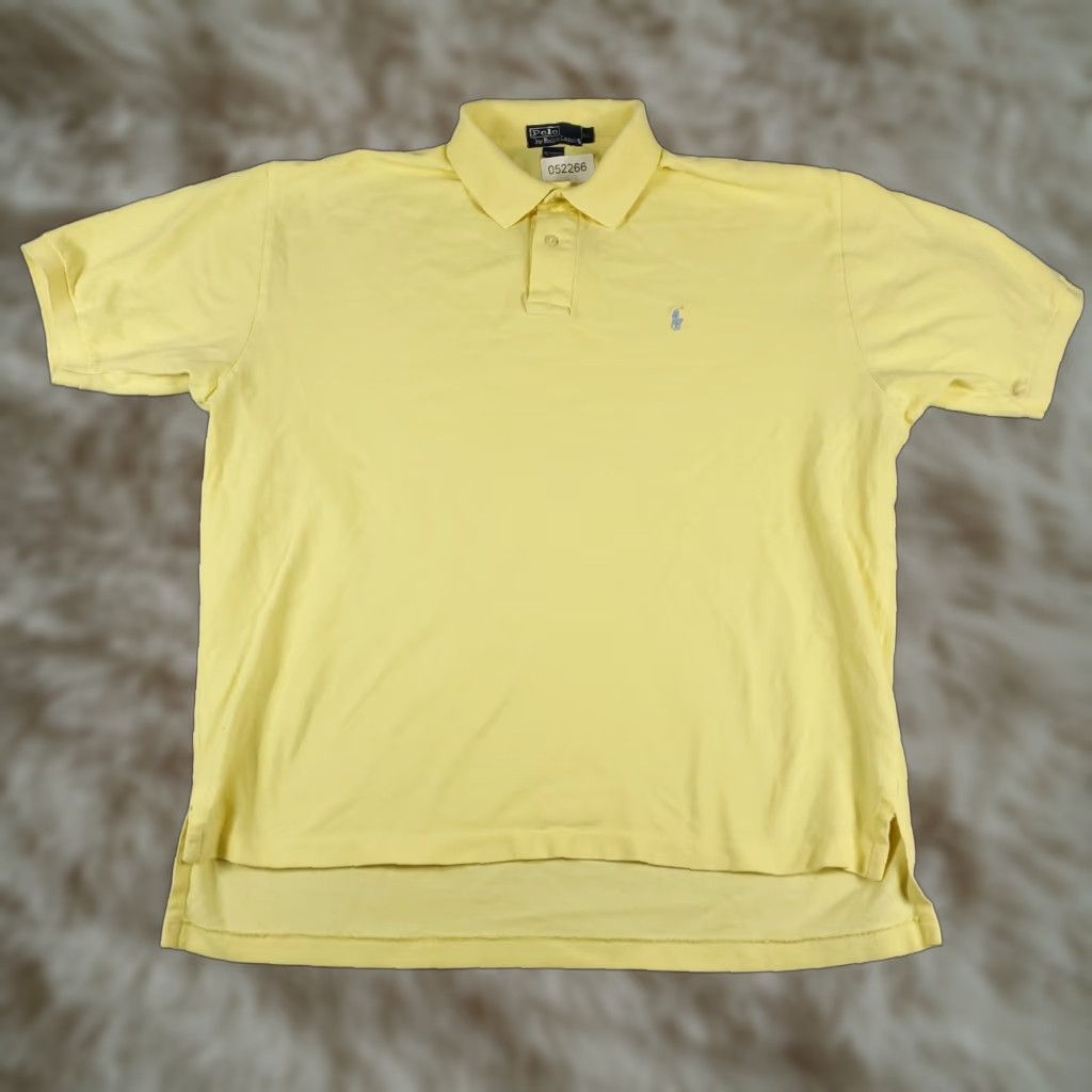 Ralph Lauren Ralph Lauren Polo Shirt Yellow Casual Short Sleeve Mens XL Size US XL / EU 56 / 4 - 1 Thumbnail