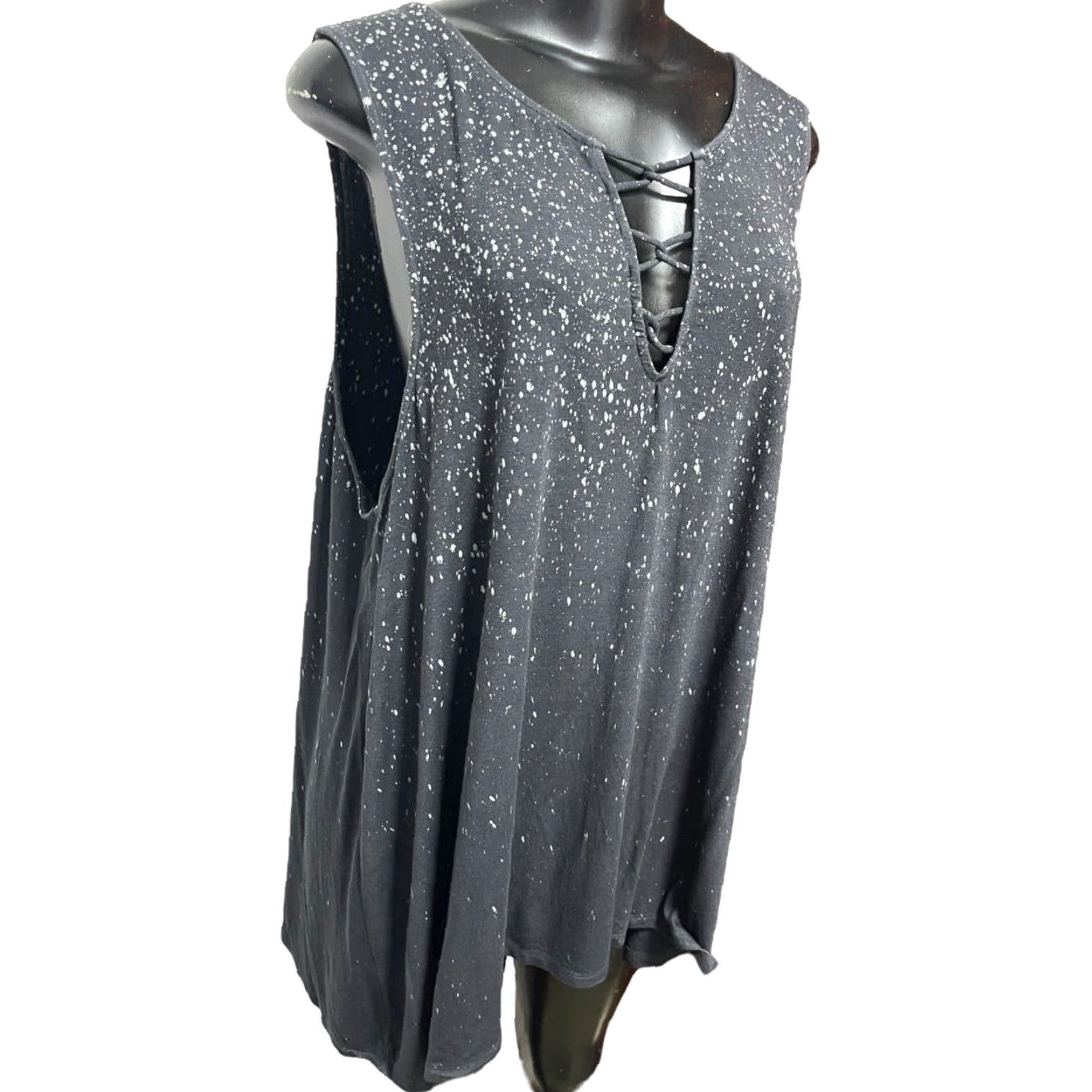 Vintage American Eagle Outfitters XXL Soft & Sexy Tank Splatter Pattern Womens Tunic Size XXL / US 16-18 / IT 52-54 - 7 Thumbnail