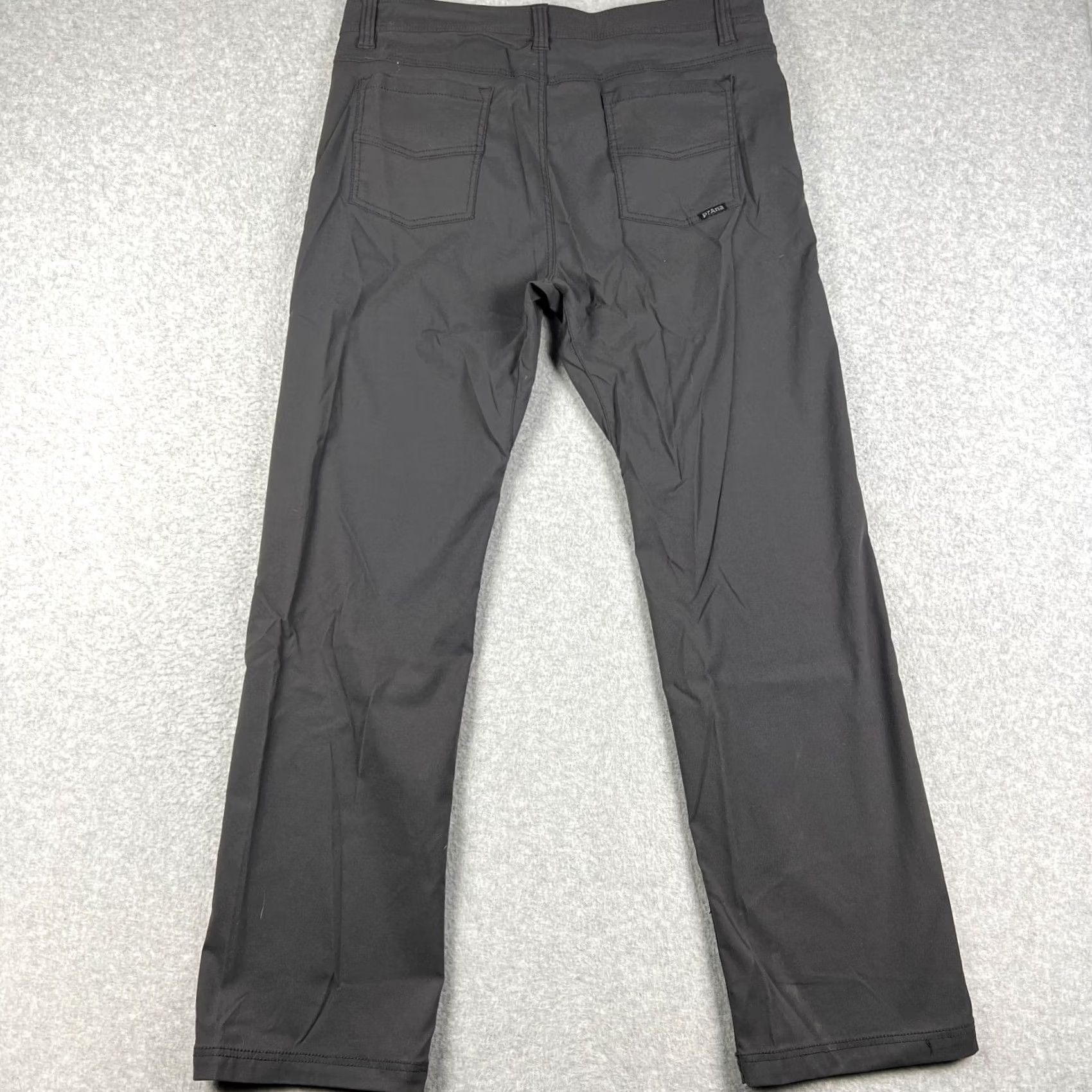 Prana prAna Pants Mens 36 Gray Brion Slim Hiking Stretch 36x32 Grey Trail Outdoors Fishing Size US 36 / EU 52 - 2 Thumbnail