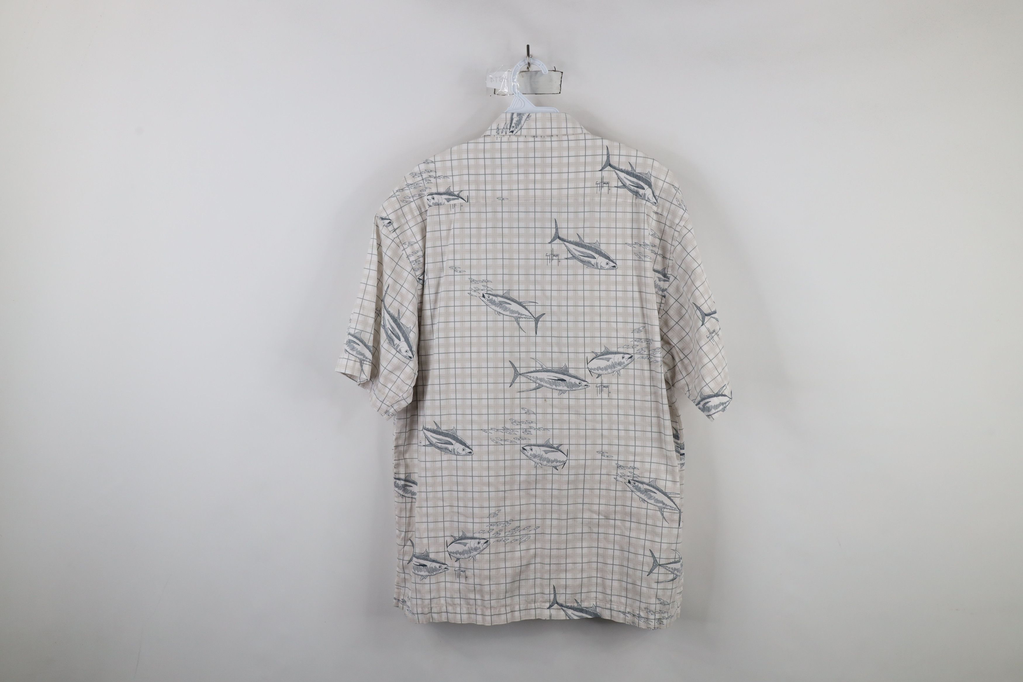 Vintage Vintage Guy Harvey Aftco Print Short Sleeve Button Shirt Size US L / EU 52-54 / 3 - 9 Thumbnail