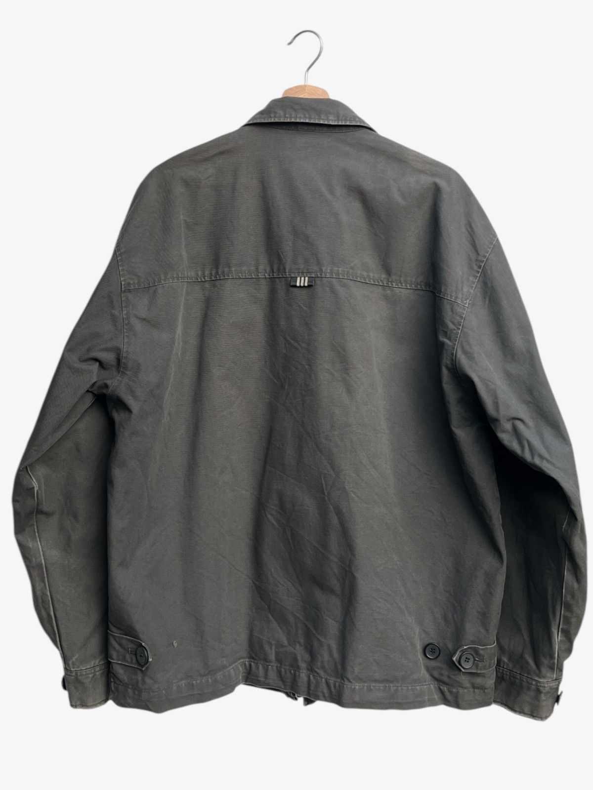 Adidas Vintage 90s Adidas Cotton Jacket by Descente Size US M / EU 48-50 / 2 - 5 Thumbnail
