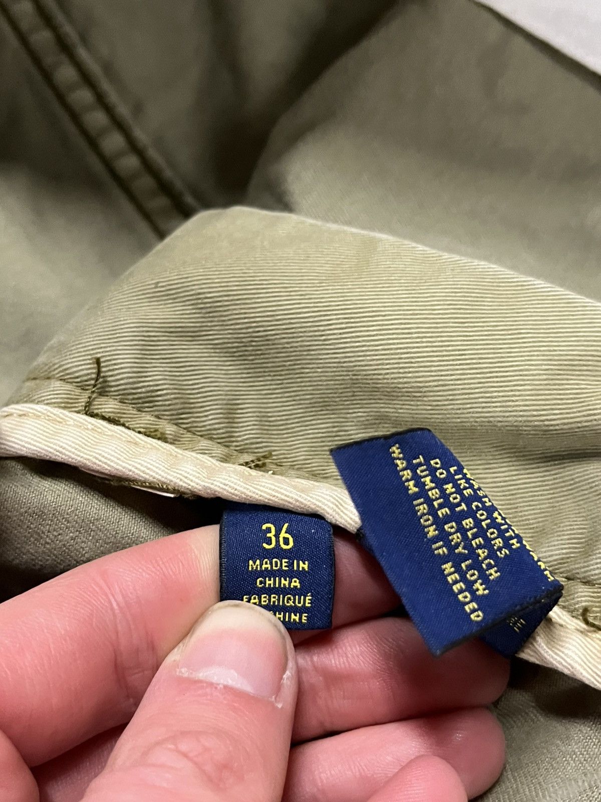 Polo Ralph Lauren × Vintage Polo Ralph Lauren vintage cargo shorts baggy skater rare Size US 36 / EU 52 - 9 Thumbnail