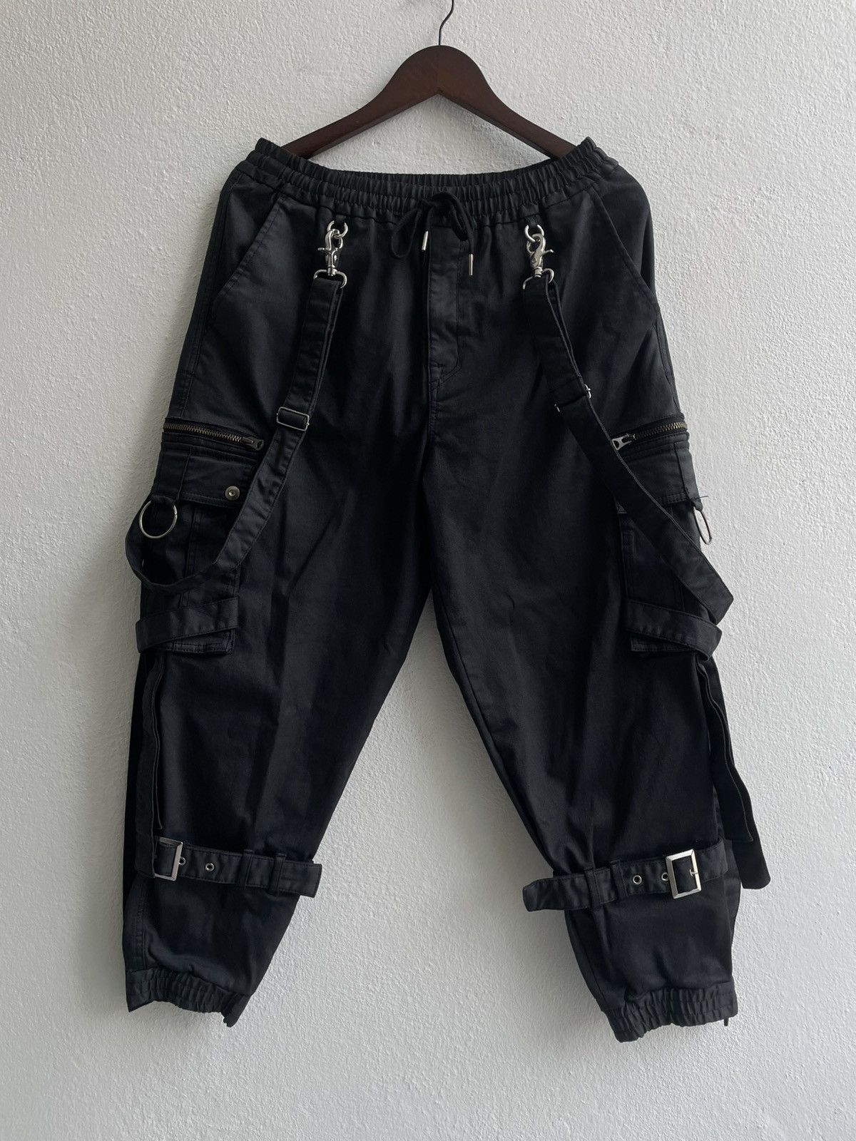 CIVARIZE Civarize Punk Gothic Styles Waxed Bondage Pants Size US 32 / EU 48 - 2 Thumbnail