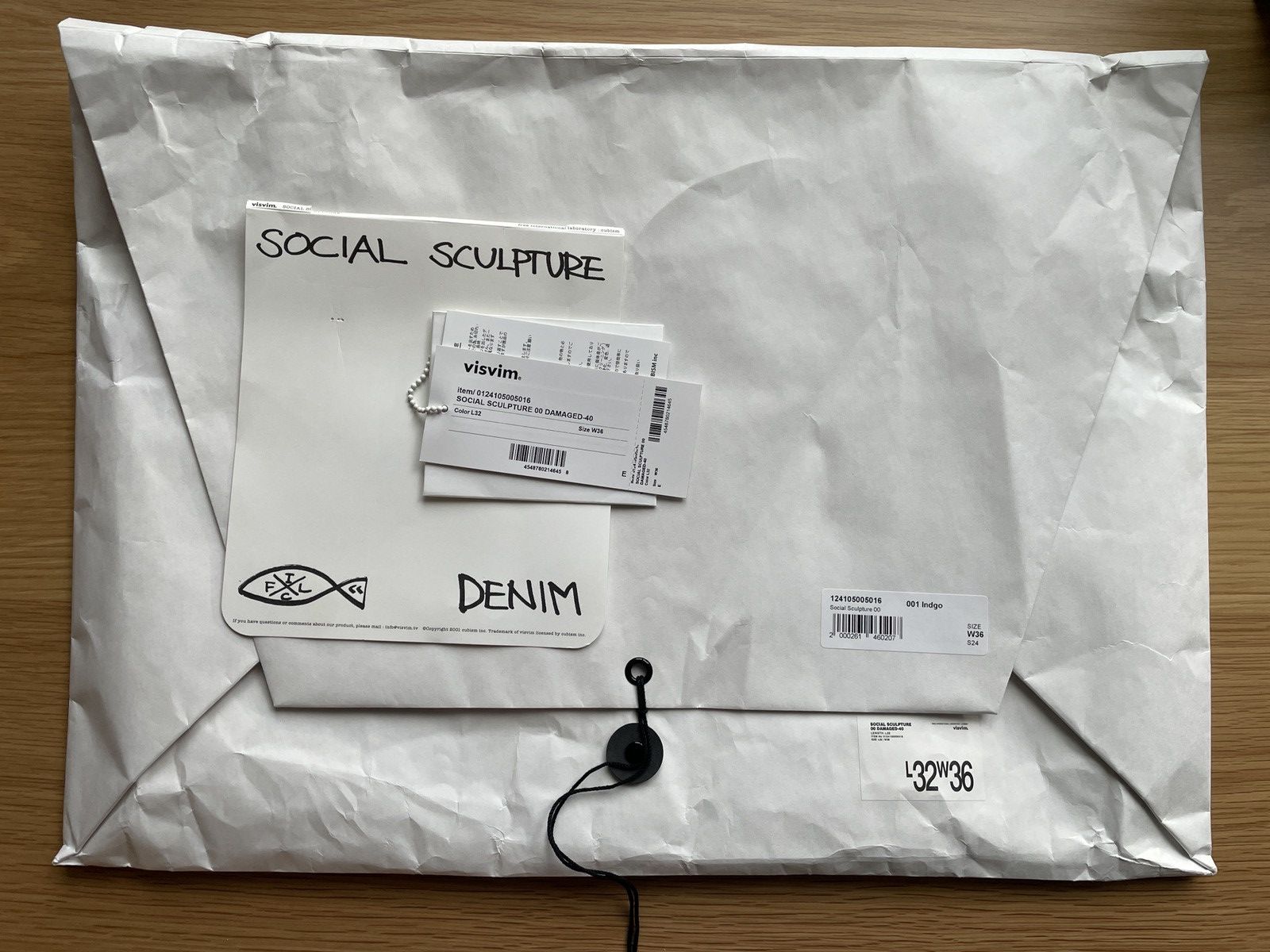 Visvim Social sculpture 00 damaged-40 jeans indigo Size US 36 / EU 52 - 8 Thumbnail