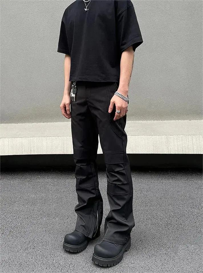 Japanese Brand × Vintage Straight fit zippered casual pants Size US 30 / EU 46 - 3 Thumbnail
