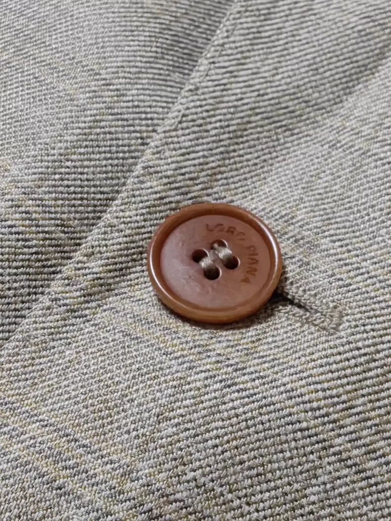 Loro Piana LORO PIANA Leather and four seasons wool and silk casual s Size XL / US 12-14 / IT 48-50 - 8 Thumbnail