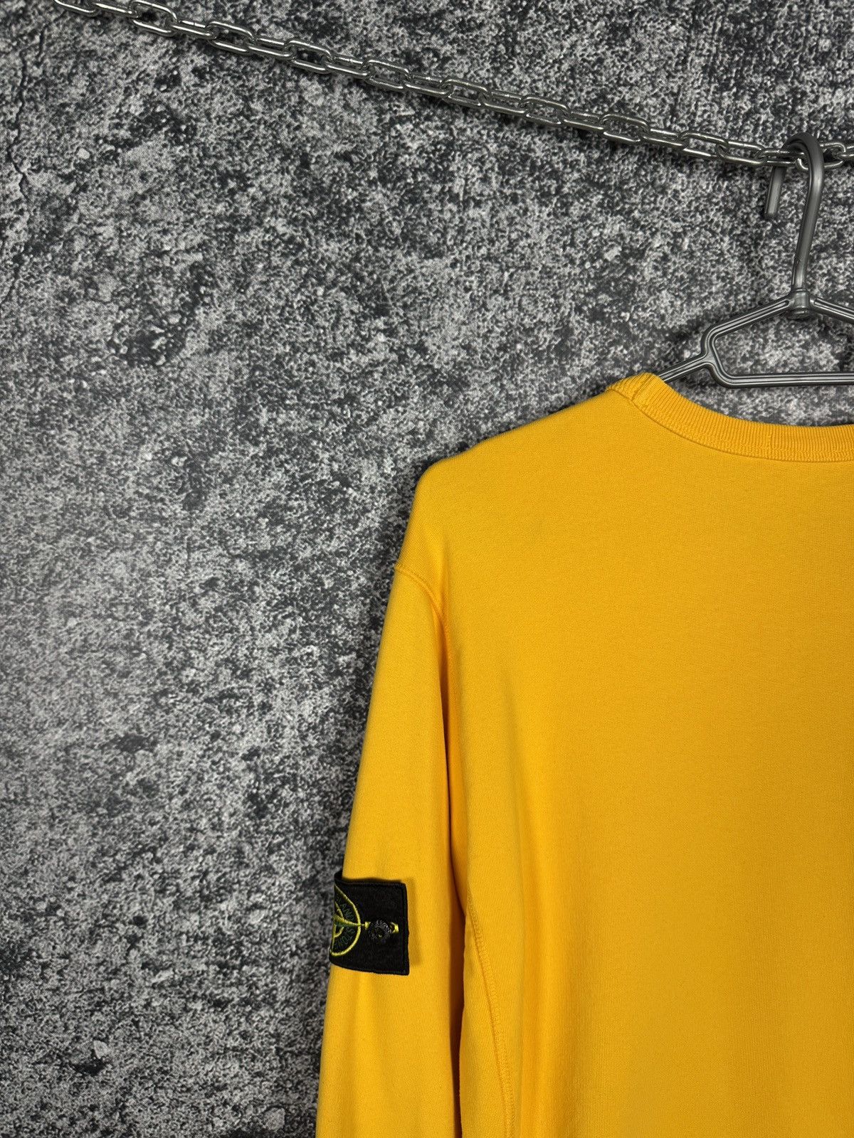 Stone Island Men’s Stone Island Crewneck Yellow Sweatshirt Casual Size XL Size US XL / EU 56 / 4 - 14 Thumbnail