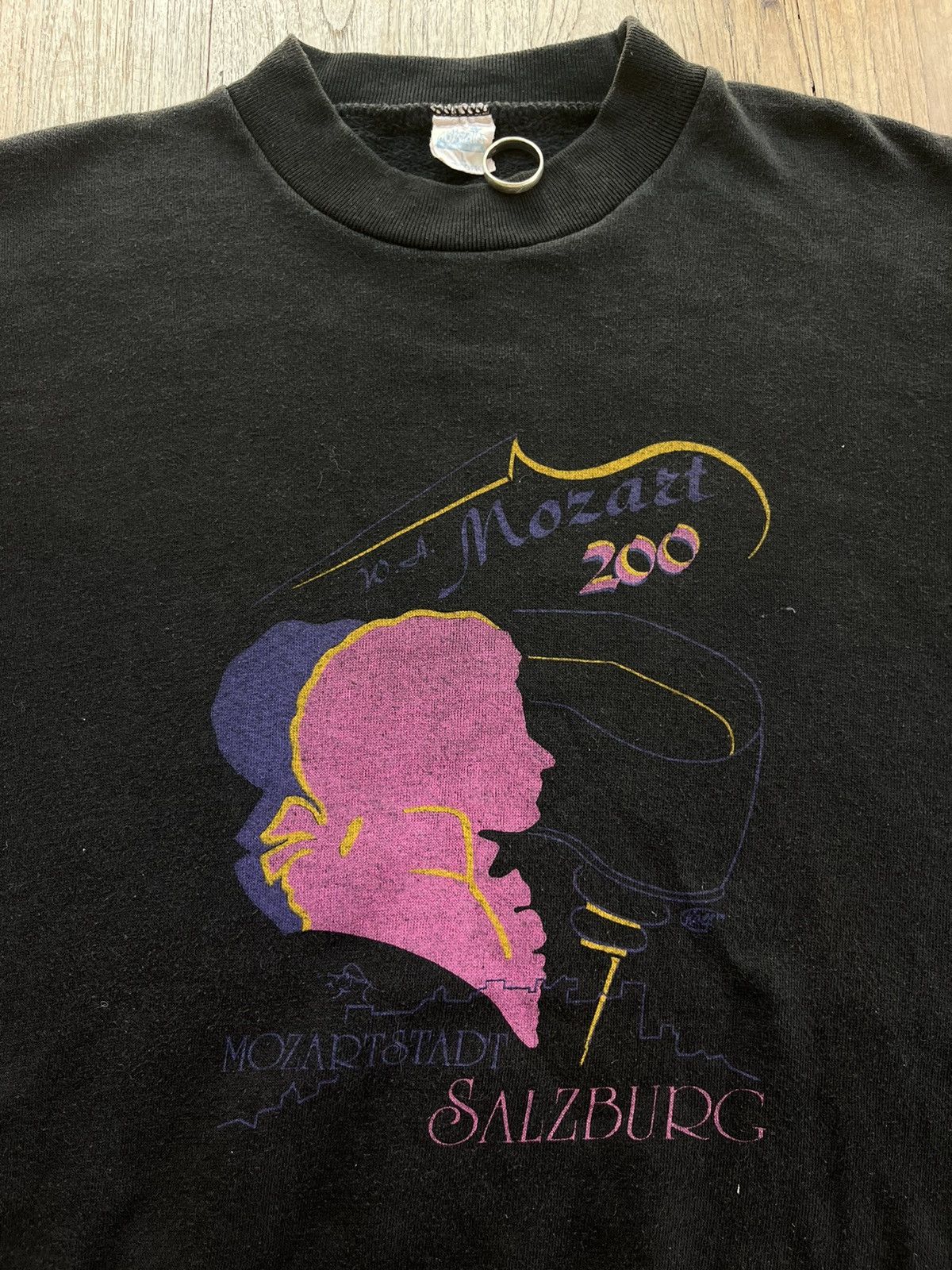 Band Tees × Vintage Vintage Wolfgang Amadeus Mozart 90’s Sweater shirt Size US L / EU 52-54 / 3 - 5 Thumbnail