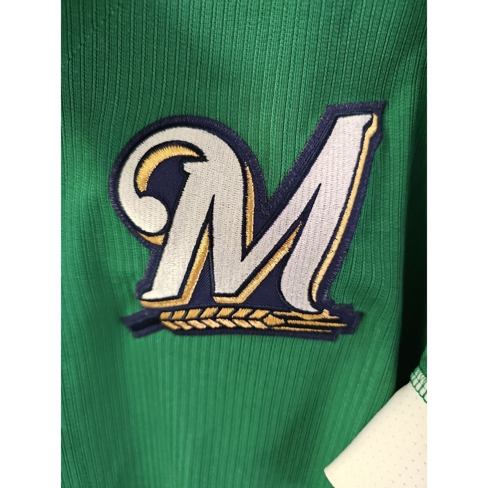 Majestic Majestic Coolbase MLB Jersey size 44 Milwaukee Brewers Size US L / EU 52-54 / 3 - 6 Thumbnail