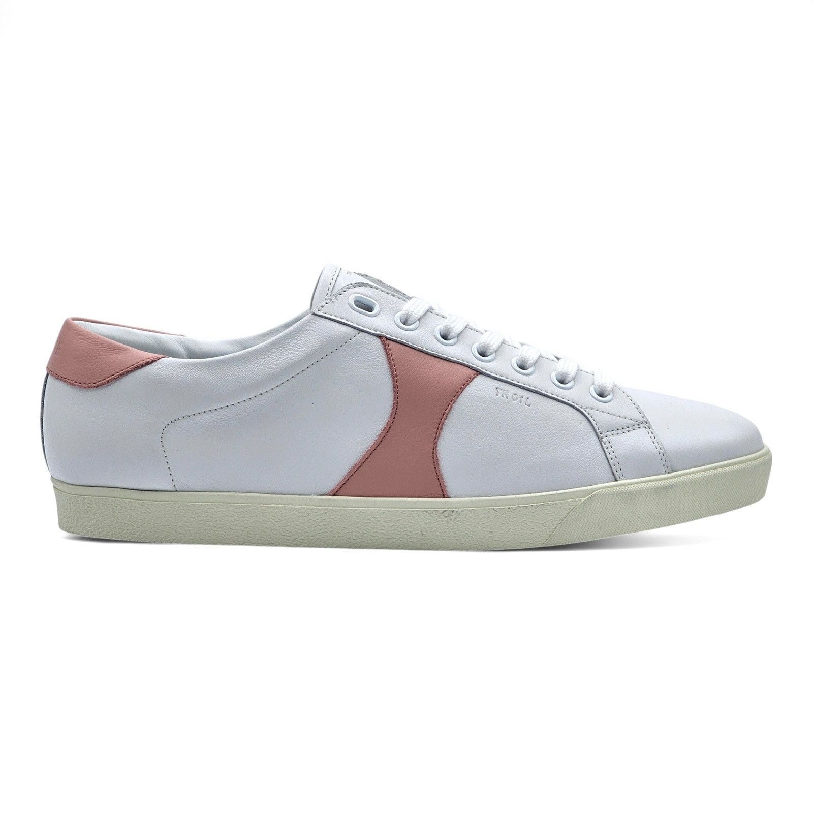 Celine Triomphe Low Top Sneakers - Leather - White & Pink - 42 12US Size US 12 / IT 42 - 3 Thumbnail