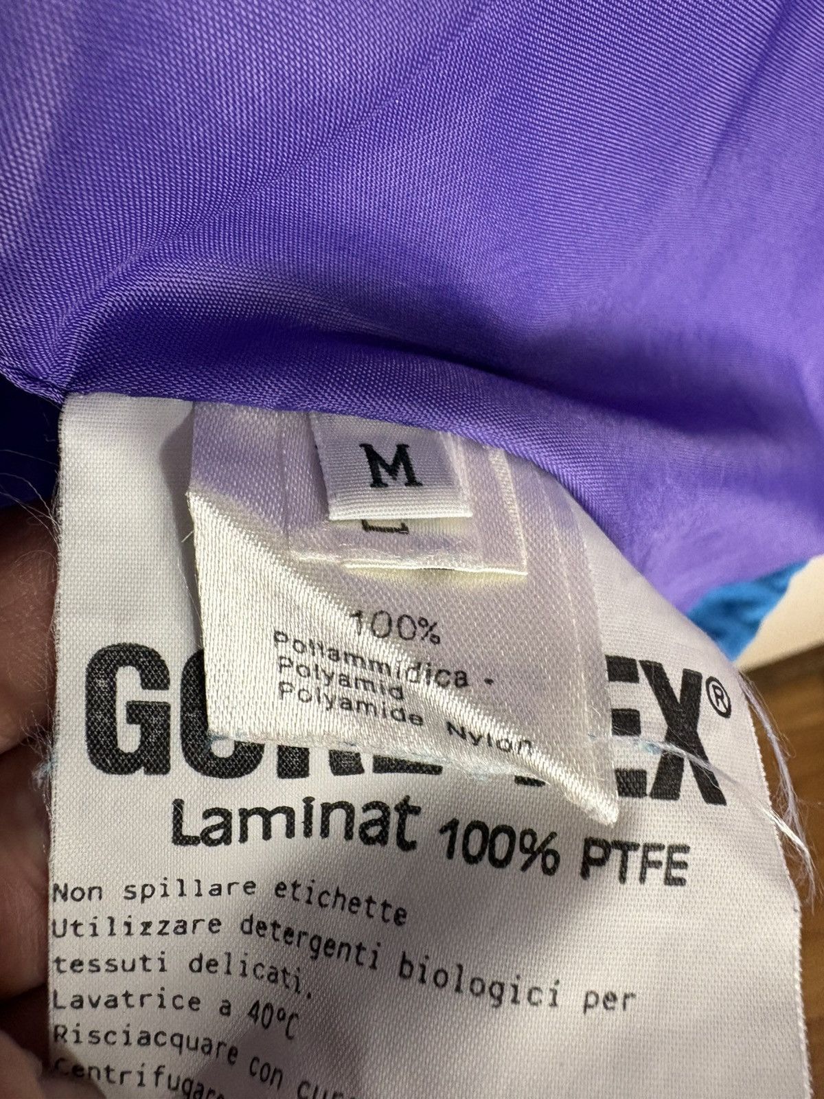 Mammut Vintage Mammut Gore-Tex Block Outdoor Jacket Men's M Retro Size US M / EU 48-50 / 2 - 14 Thumbnail