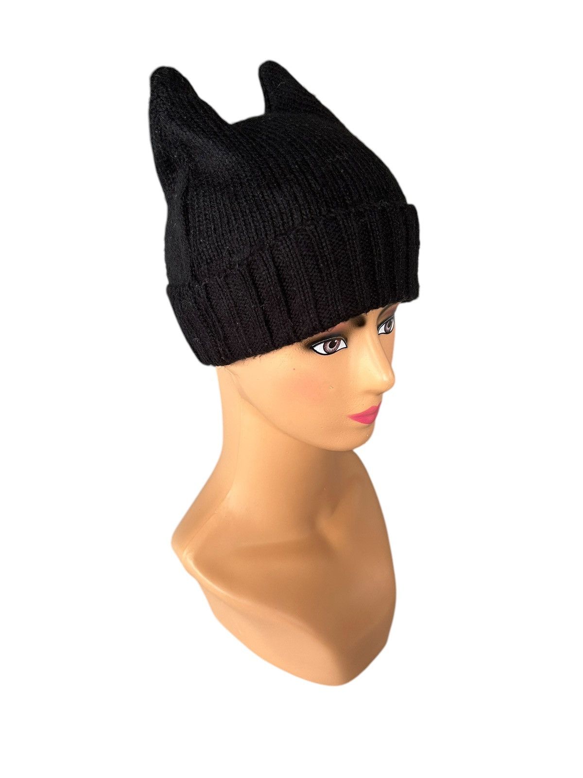 Japanese Brand × Kapital × Vintage Japanese Horn Devil Knitted Beanie Hats Size ONE SIZE - 4 Thumbnail