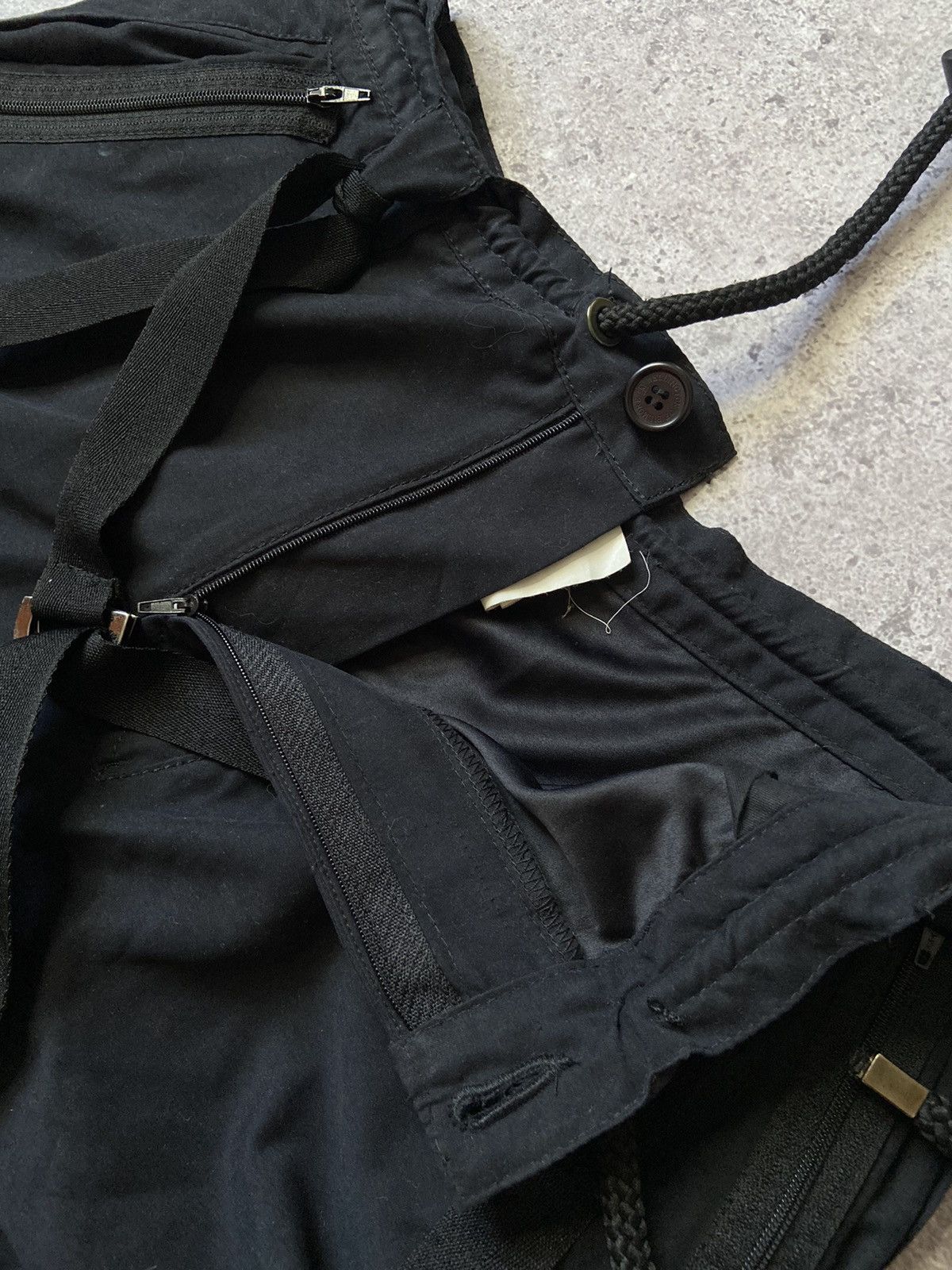 Japanese Brand Exotic Voyage Skull Logo Cargo Bondage Pants Italy Size US 30 / EU 46 - 19 Thumbnail