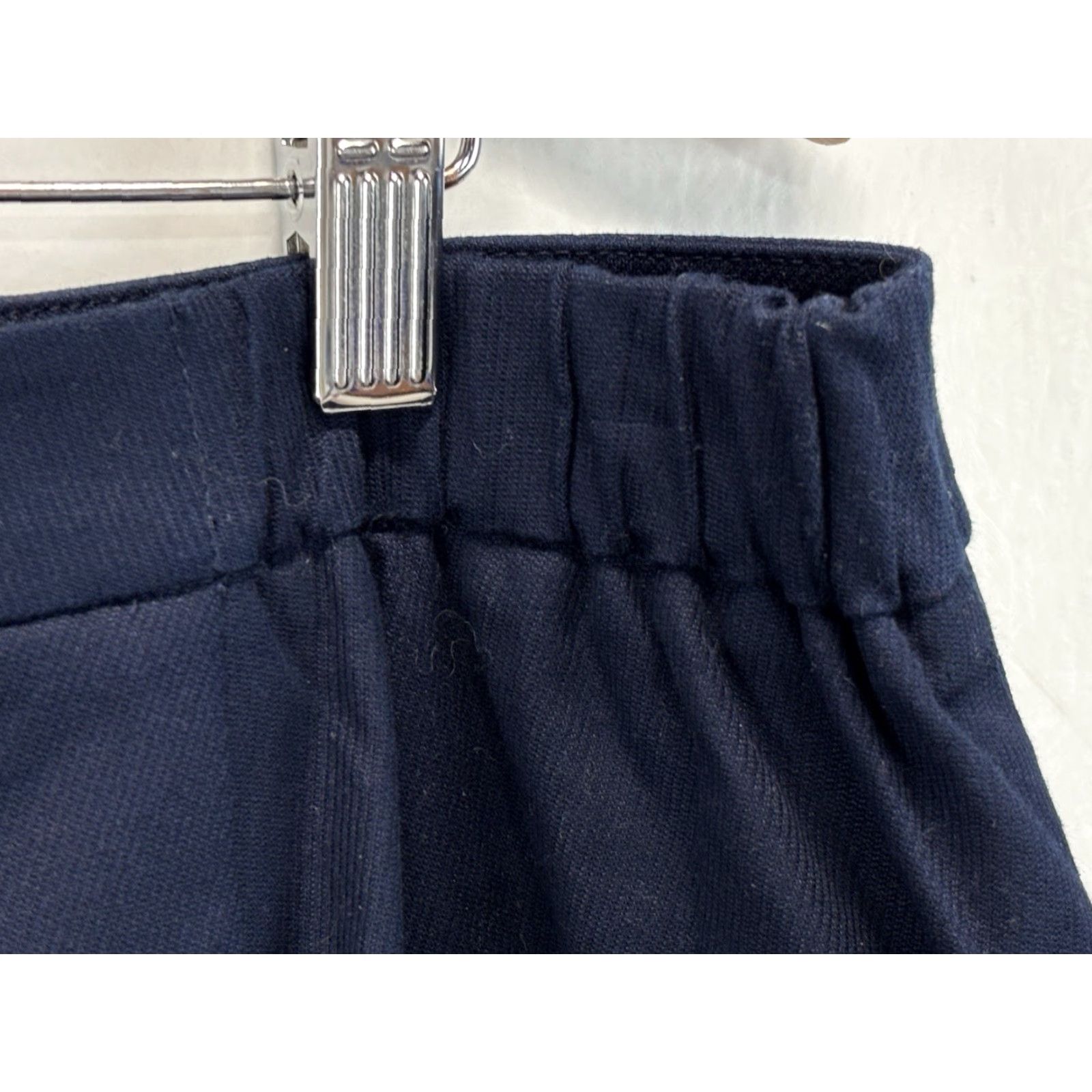 Talbots Talbots Skirt Womens 18W Plus Navy Blue Nautical Button Zip Knee Length Casual Travel Business Wrap Faux Wrap Size 40" / US 18 - 4 Thumbnail