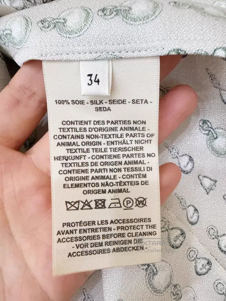 Hermes Hermes Printed Silk Shirt Classic Spring and Summer Style Size XXS / US 00 / IT 34 - 5 Thumbnail