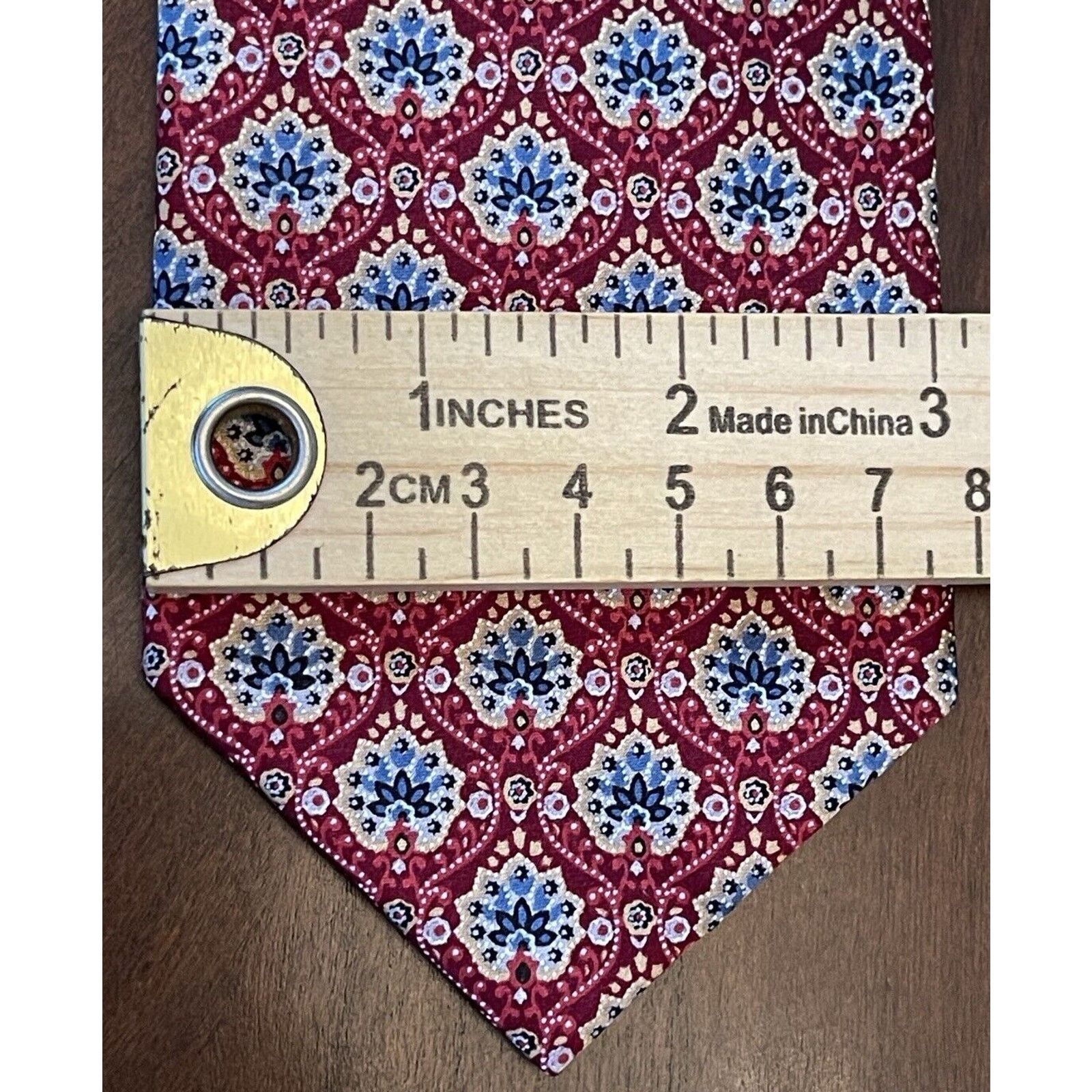 Jos. A. Bank Jos. A. Bank Executive Collection Red Blue Silk China Size ONE SIZE - 4 Thumbnail