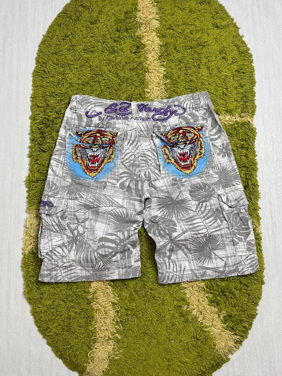Christian Audigier Vintage 🐉 Ed Hardy Shorts by Christian Audigier Size US 34 / EU 50 - 1 Thumbnail