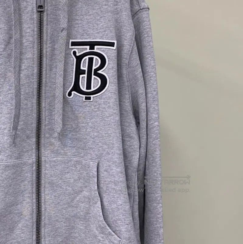 Burberry Burberry Women's Gray Cotton Hoodie Size S. Size S / US 4 / IT 40 - 3 Thumbnail