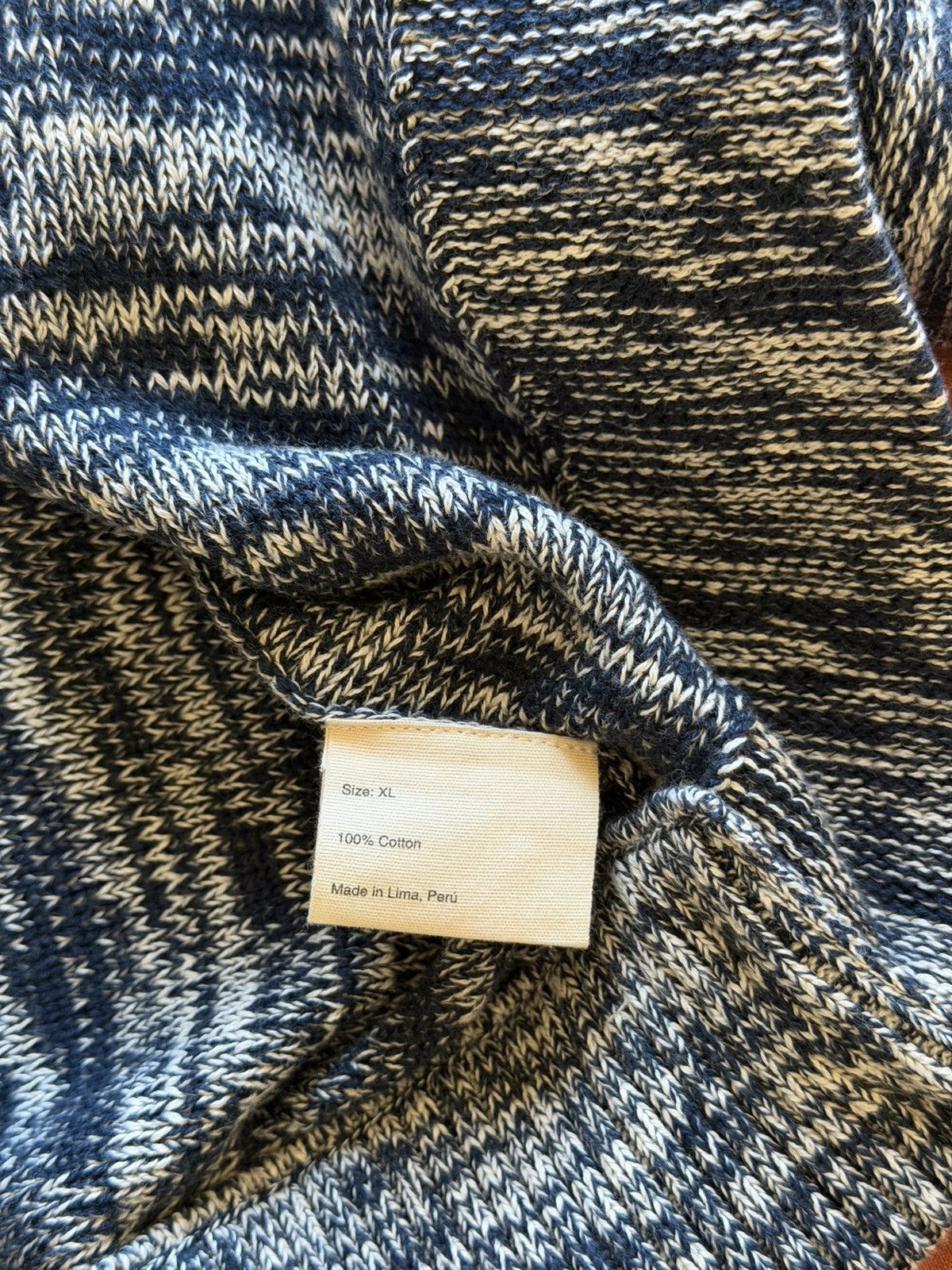 Bode Bode Double Breasted Cardigan in Marled Blue Size US XL / EU 56 / 4 - 10 Thumbnail