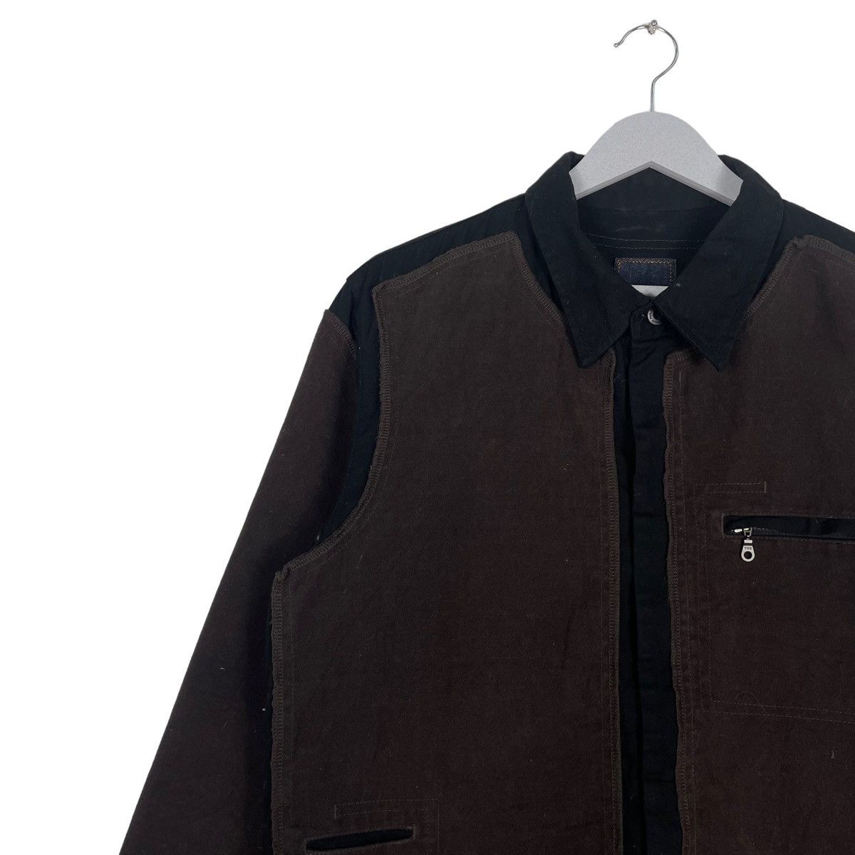 Marithe + Francois Girbaud × Vintage 💥MFG ARCHIVE ZIPPER PATCH JACKET Size US L / EU 52-54 / 3 - 7 Thumbnail