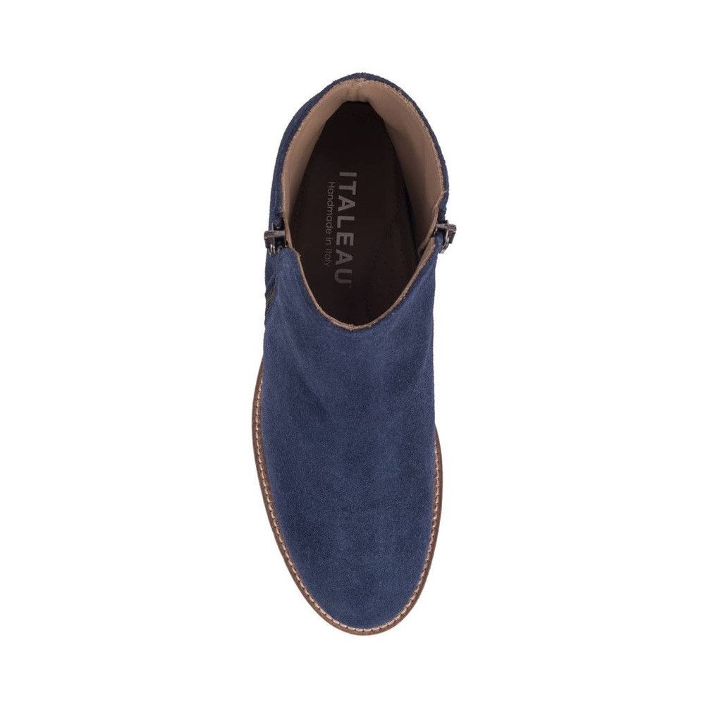 Other ITALEAU Foliana Waterproof Suede Booties – Navy Size: 38 / Size US 7.5 / IT 37.5 - 3 Thumbnail