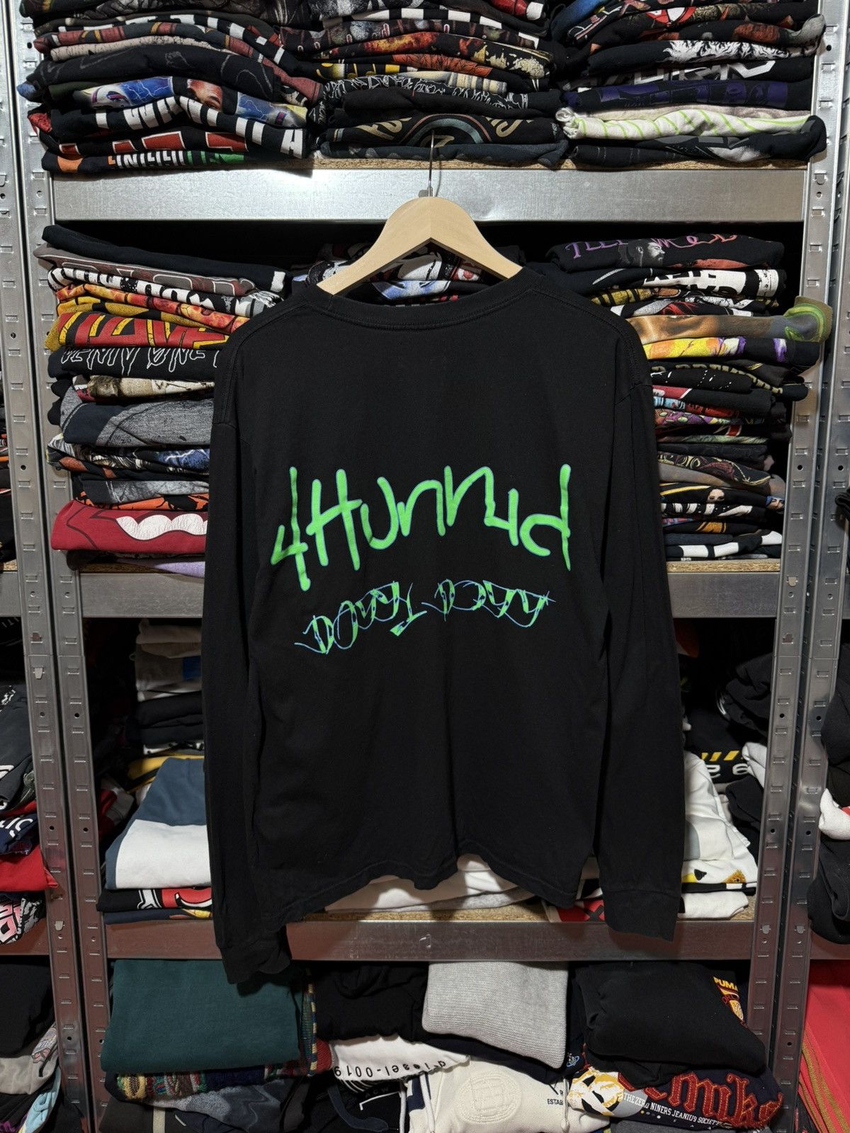 4HUNNID 4Hunnid Snoop Dogg Murder Was The Case Long Sleeve T-Shirt Size US M / EU 48-50 / 2 - 2 Thumbnail