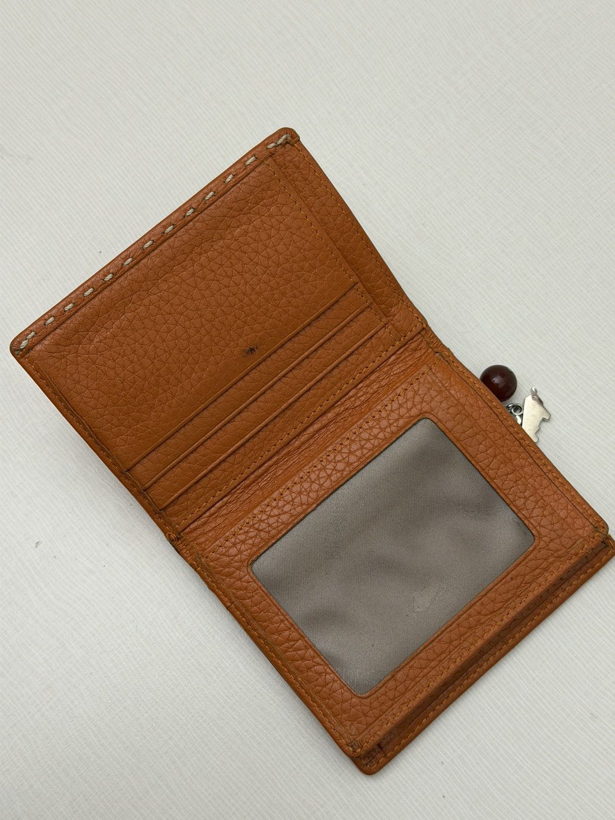 Braun Braun Büffel Germany Cognac Pebbled Leather Wallet Buffalo Size ONE SIZE - 6 Thumbnail