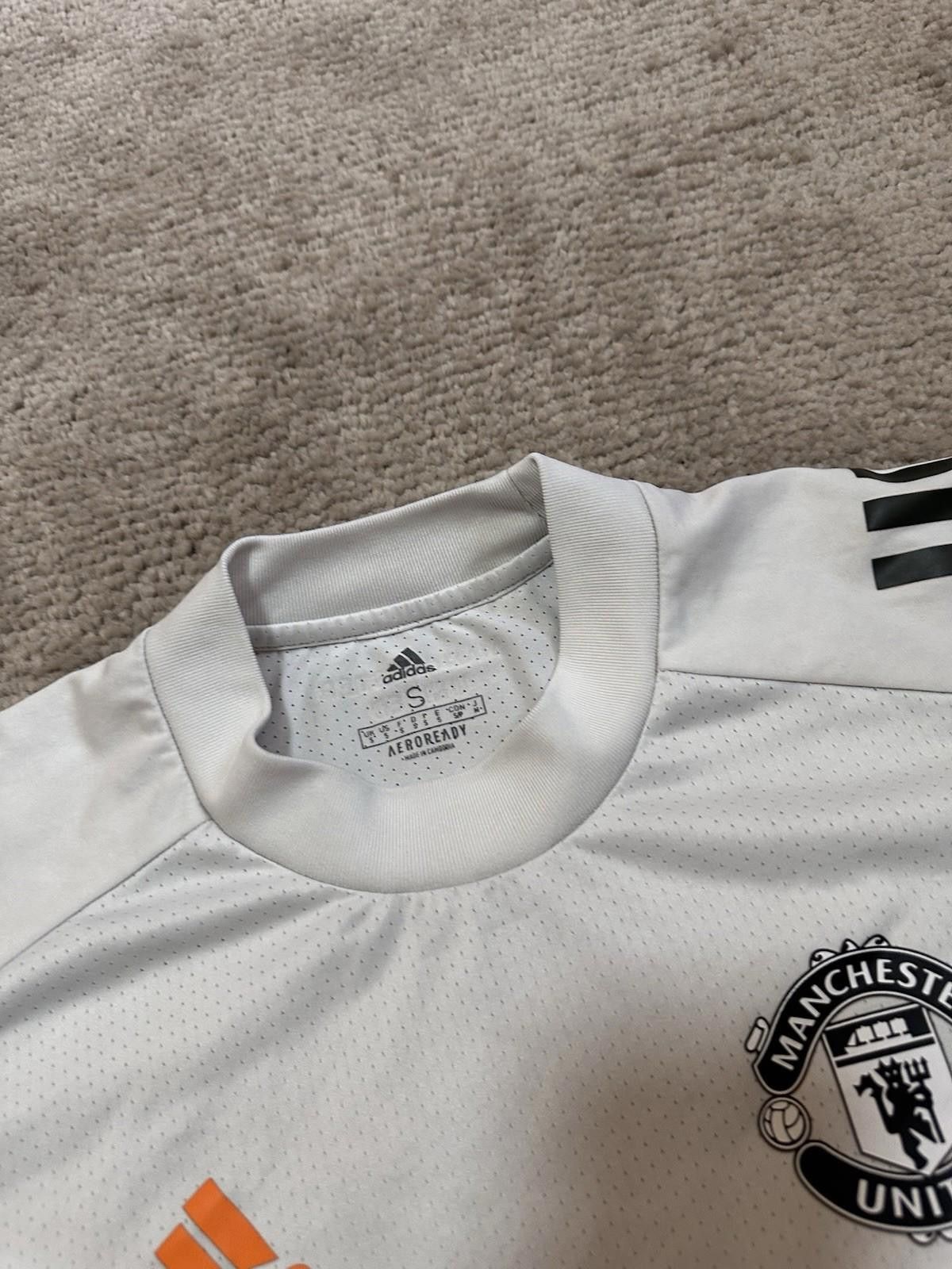 Adidas 2020-21 Manchester United adidas Training Shirt Sz S Size US S / EU 44-46 / 1 - 3 Thumbnail