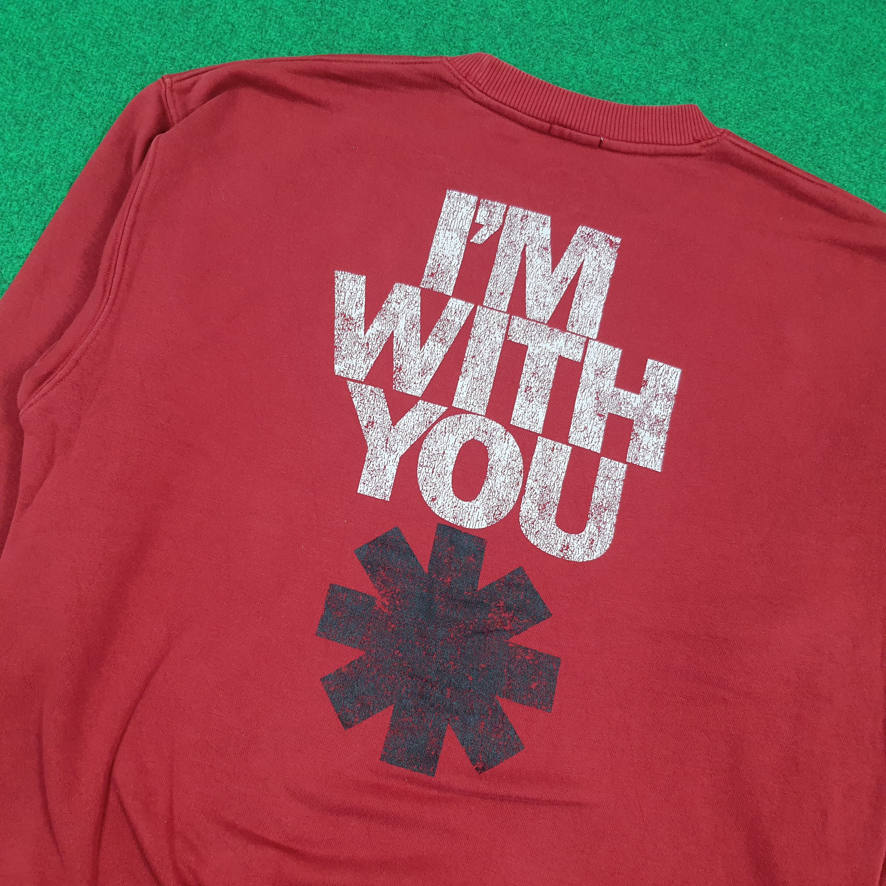 Band Tees Vintage Red Hot Chilli Peppers ROCK Band Sweatshirt C296N10 Size US L / EU 52-54 / 3 - 5 Thumbnail