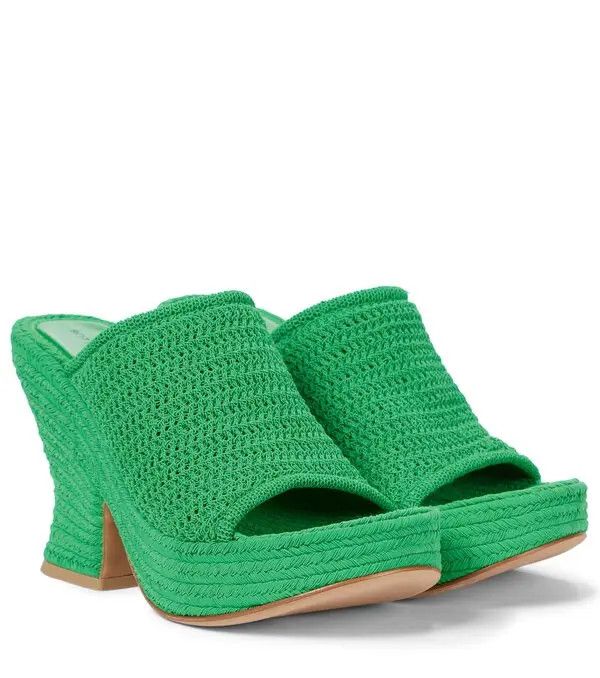 o1y0725 Mules in Green